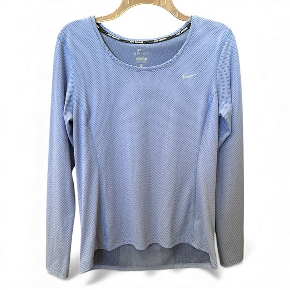 Nike Tops - Nike Dri Fit Women's Sky Blue Long Sleeve Top       Size Medium